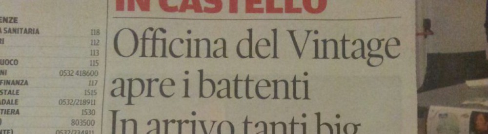 Gattabriosa ospite speciale di Officina del Vintage a Ferrara